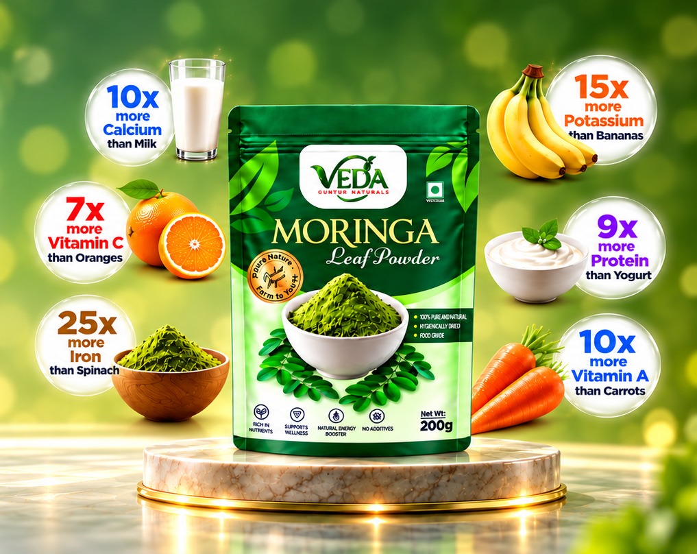 Veda Organics Moringa Powder — nutrition benefits